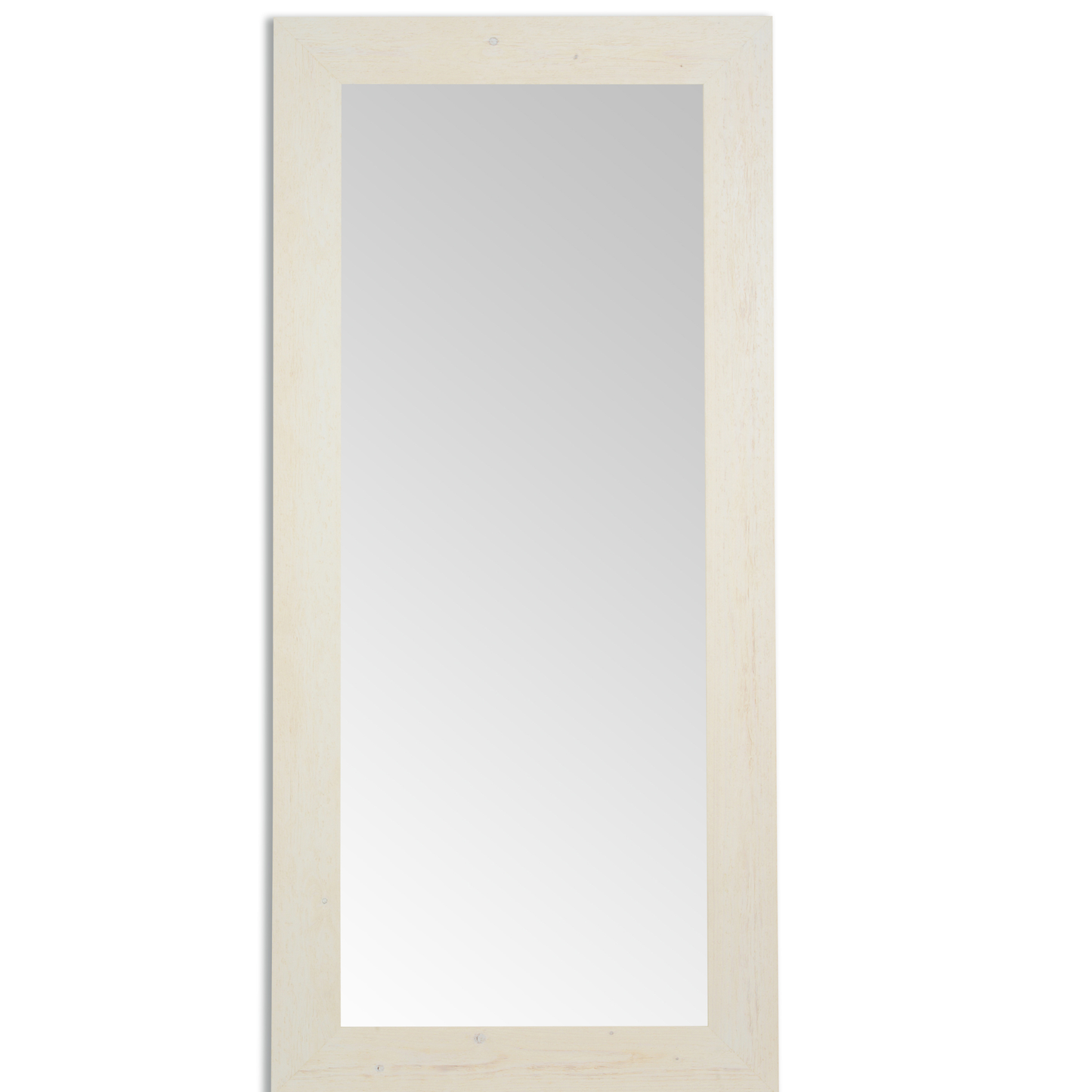 MO.WA Specchio da parete grande 82x182, Made in Italy, cornice legno naturale #8090