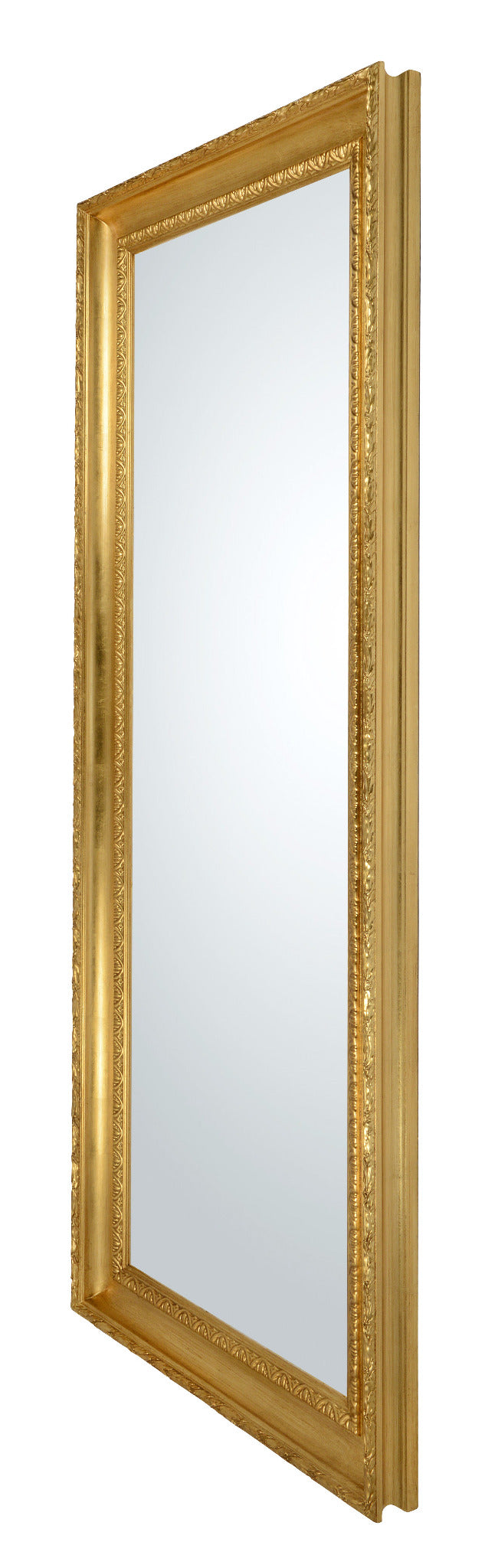 MO.WA Specchio da parete foglia oro 67x167, made in Italy #408