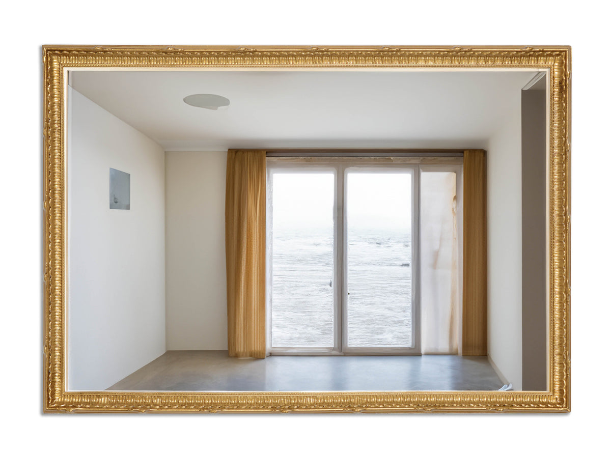 wall mirror gold 45x65 cm wooden frame made in Italy MO.WA