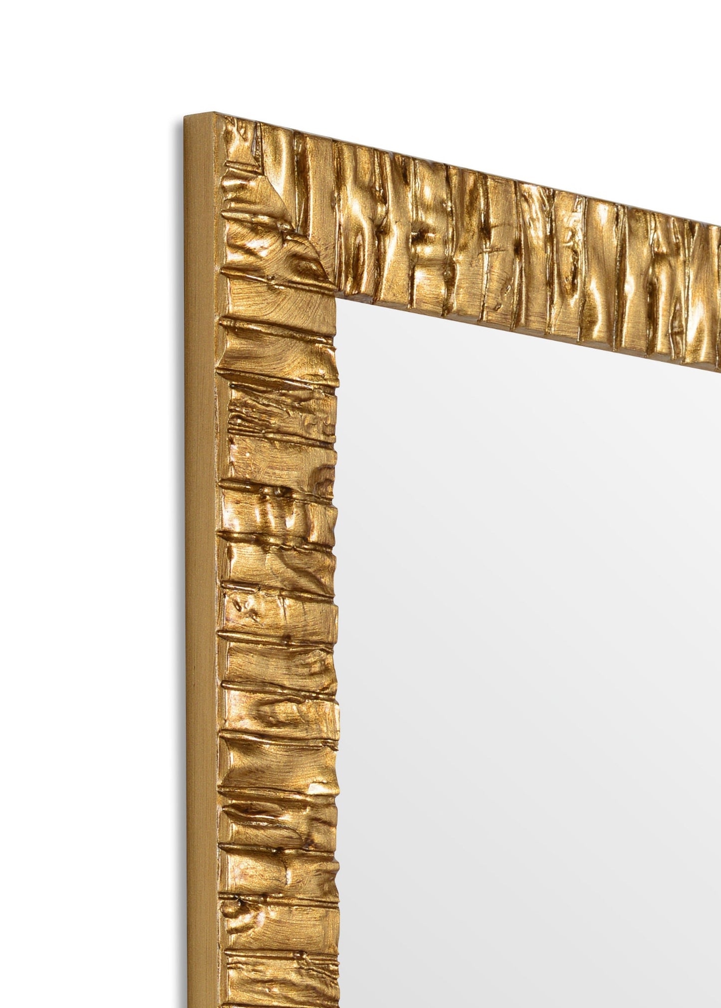 Miroir mural, cadre en bois doré 50x70, fabriqué en Italie