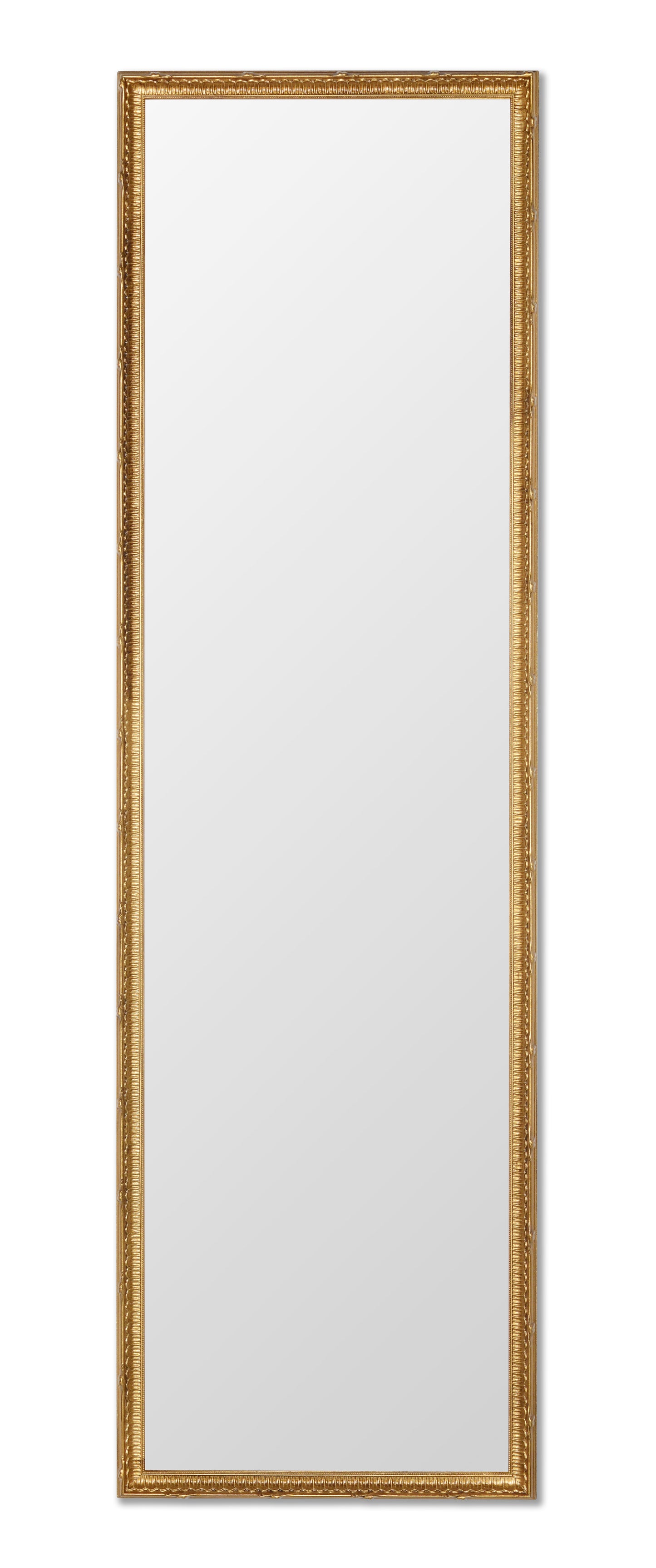 Specchio con Cornice Classica legno argento antico cm. 40x135 Made in Italy #marchi