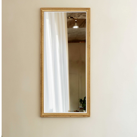 Specchio da Parete con Cornice Classica Oro 35x75 Made in Italy #Marchi
