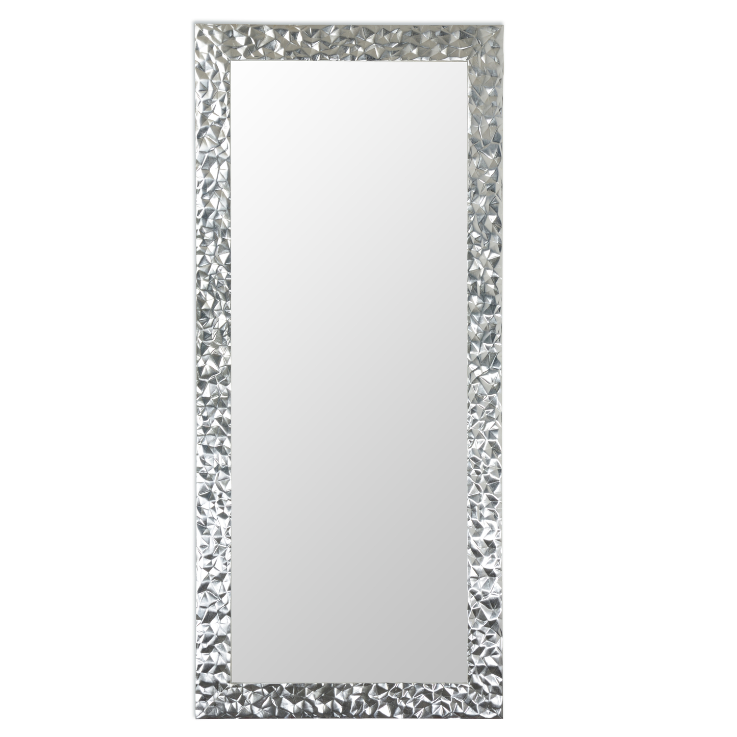 Specchio da Parete grande moderno Foglia Oro 77x177, made in Italy