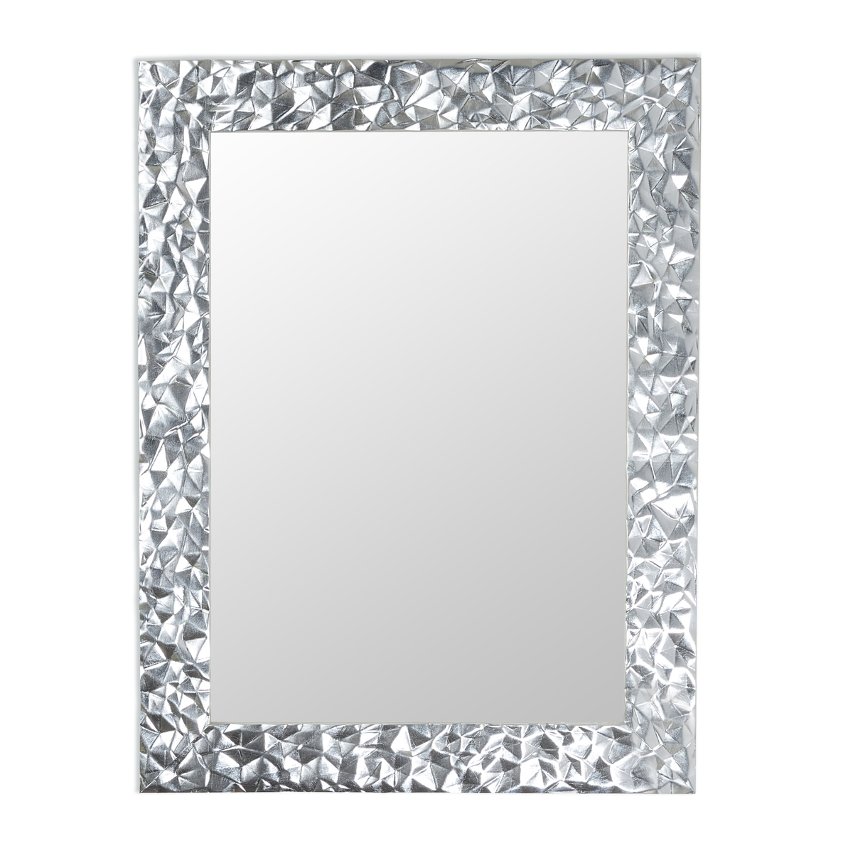 wall mirror silver leaf 72x95 cm wooden frame made in Italy MO.WA