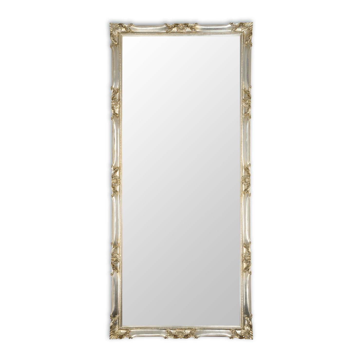 wall mirror silver leaf 82x182 cm wooden frame made in Italy MO.WA
