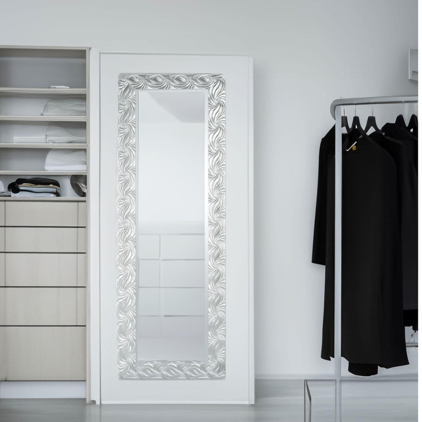 Spiegel Wandspiegel 50x145 cm. MO.WA Silberspiegel 
