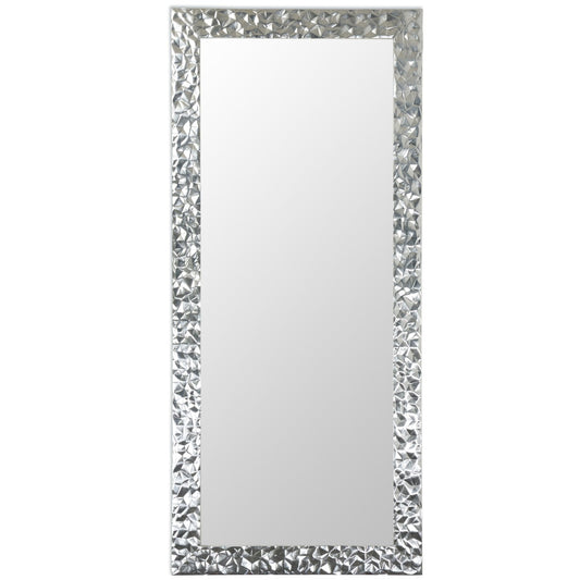 wall mirror silver leaf 77x177 cm, wooden frame  made in Italy MO.WA