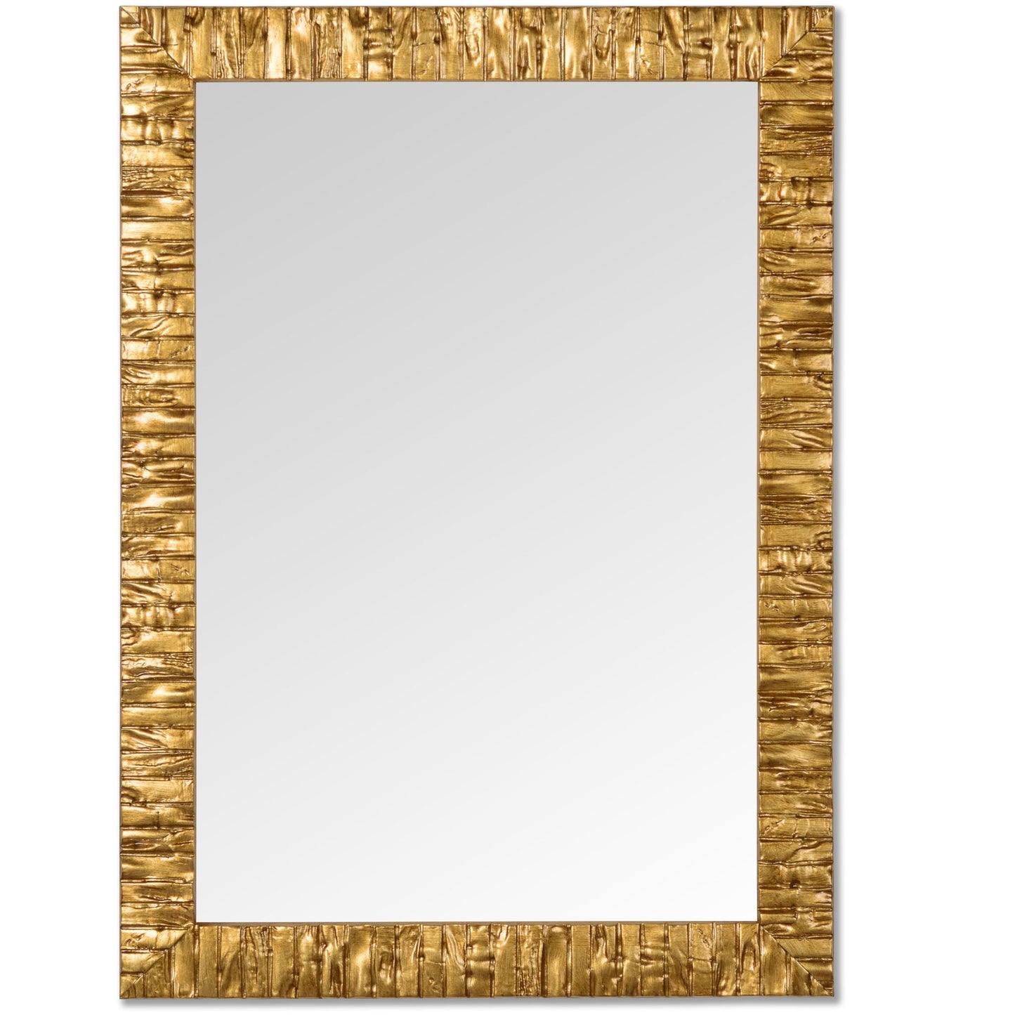Miroir mural, cadre en bois doré 50x70, fabriqué en Italie