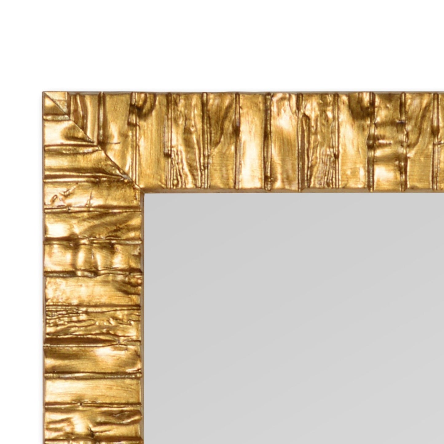 Miroir mural, cadre en bois doré 50x70, fabriqué en Italie