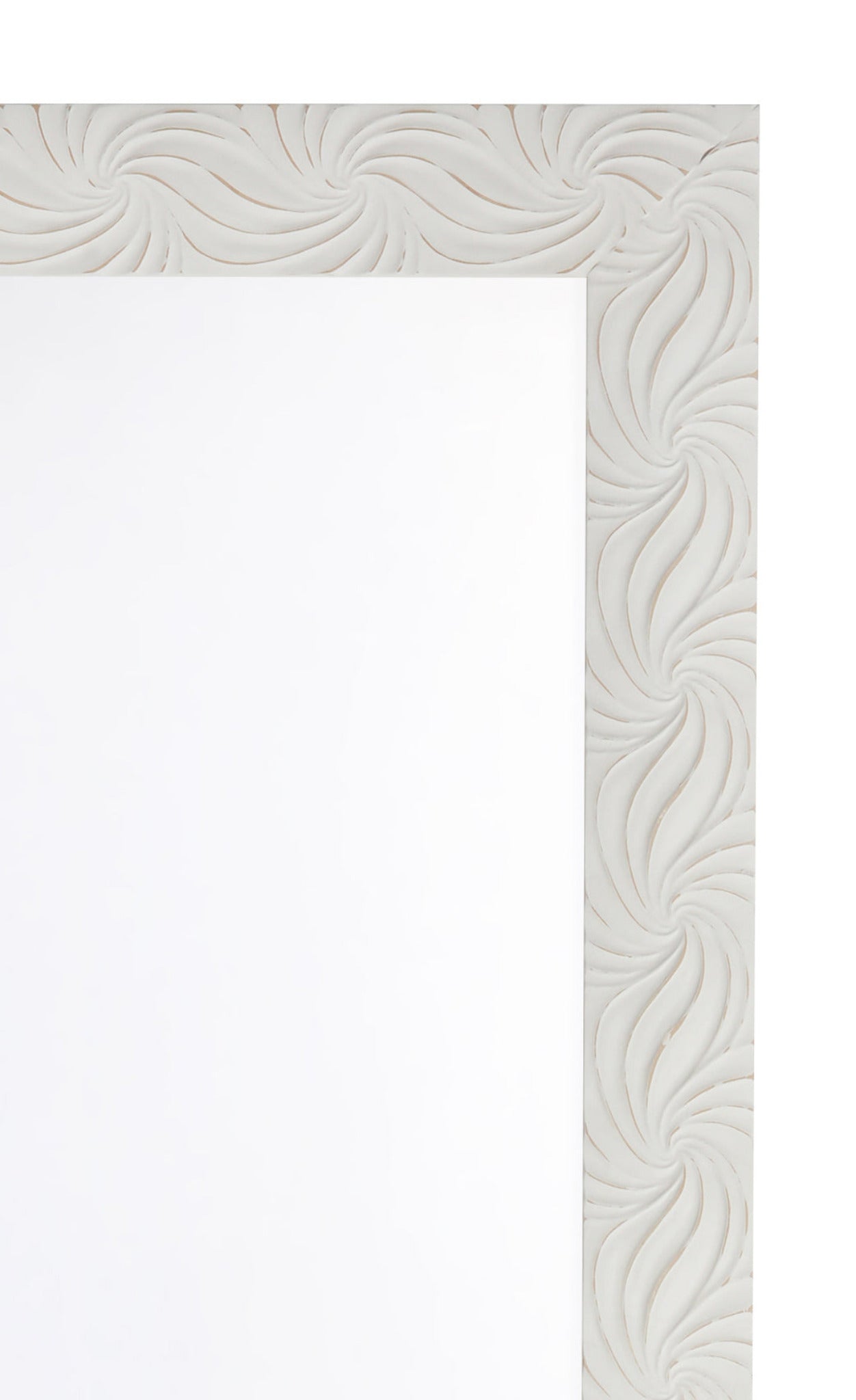 Wandspiegel Langspiegel cm. 50x145 Weiss  