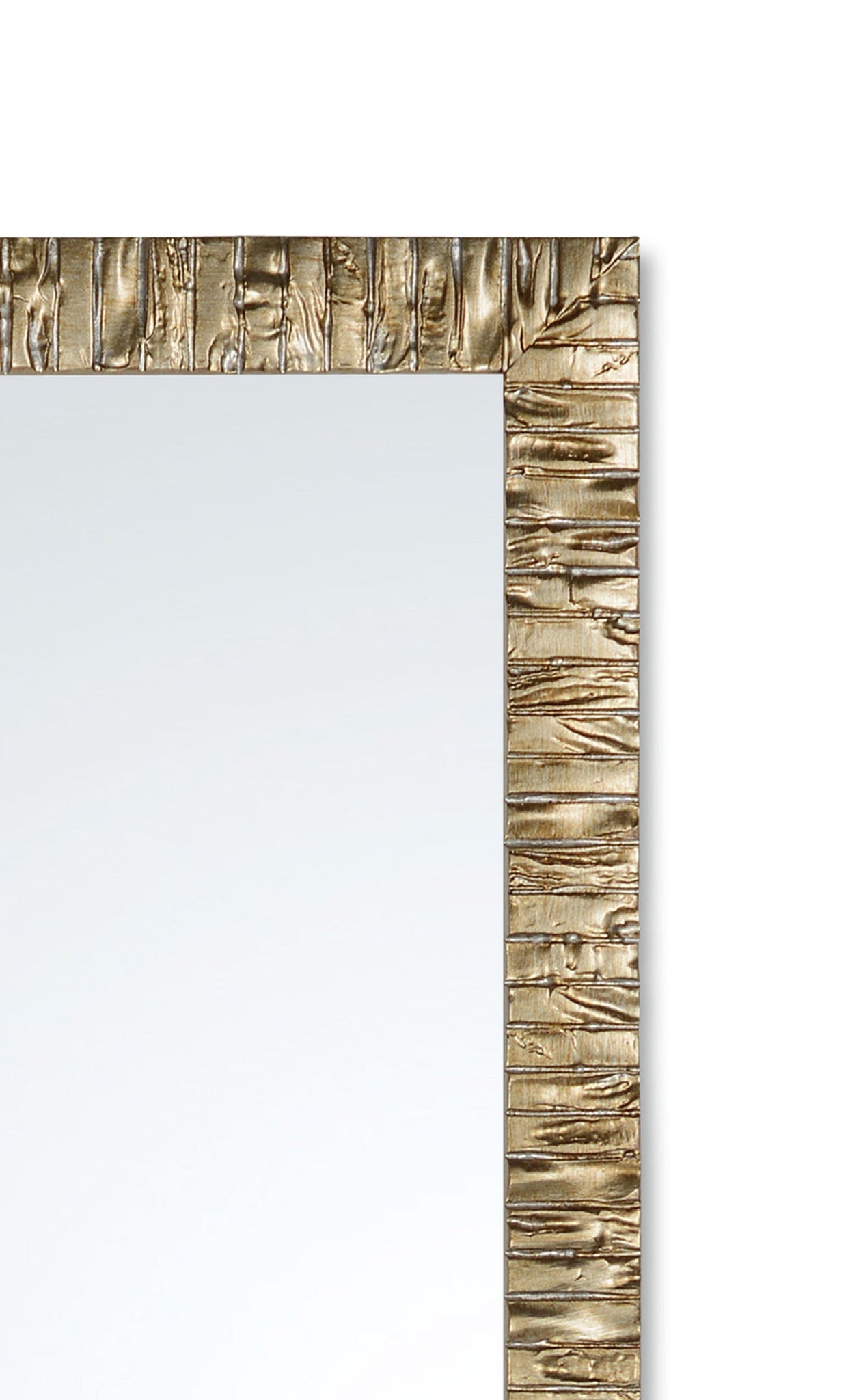 Specchio da Parete con Cornice Legno argento antico cm. 55x145, made in Italy #mattoni