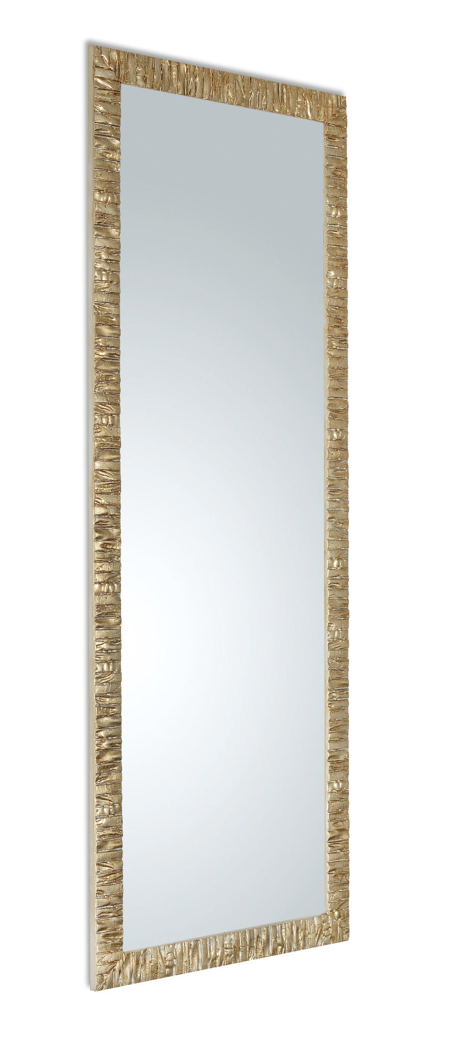 Specchio da Parete con Cornice Legno argento antico cm. 55x145, made in Italy #mattoni