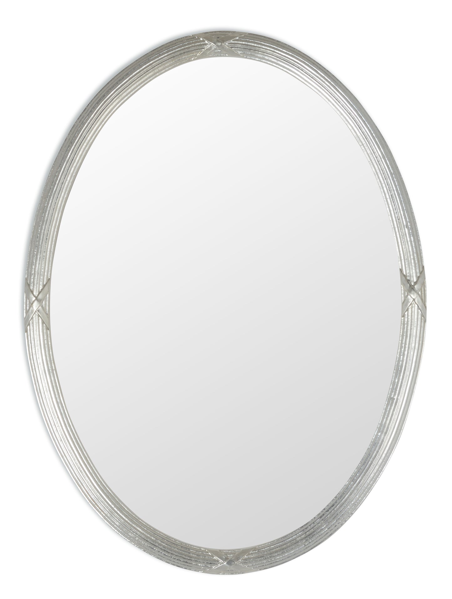 Miroir mural ovale MO.WA Classic Gold, 56 x 76 cm, style antique, fabriqué en Italie