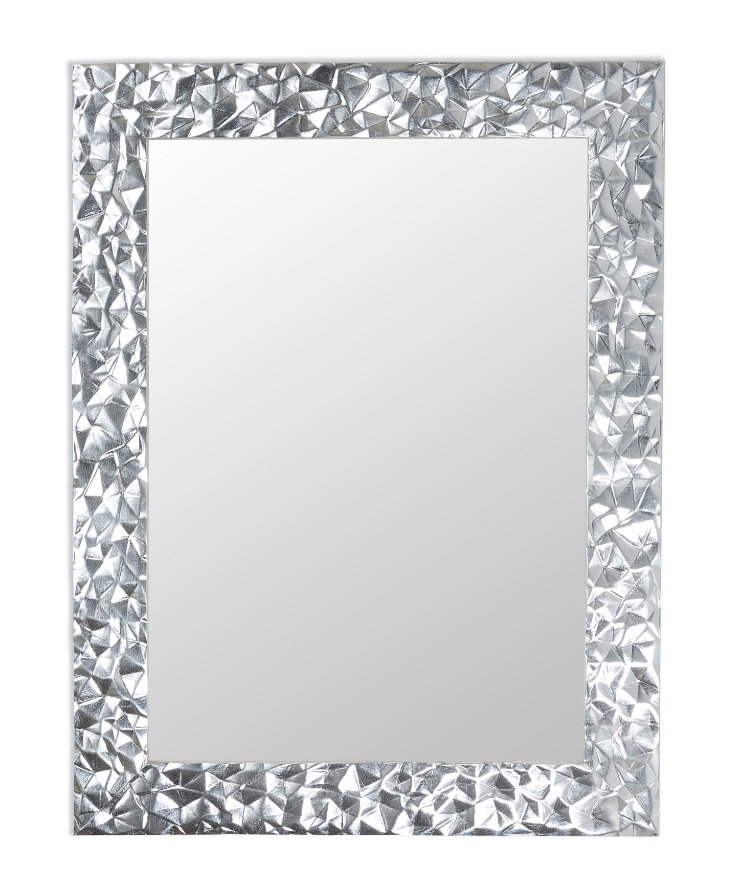 Miroir mural rectangulaire moderne MO.WA, feuille d'or, 72 x 95 cm, fabriqué en Italie